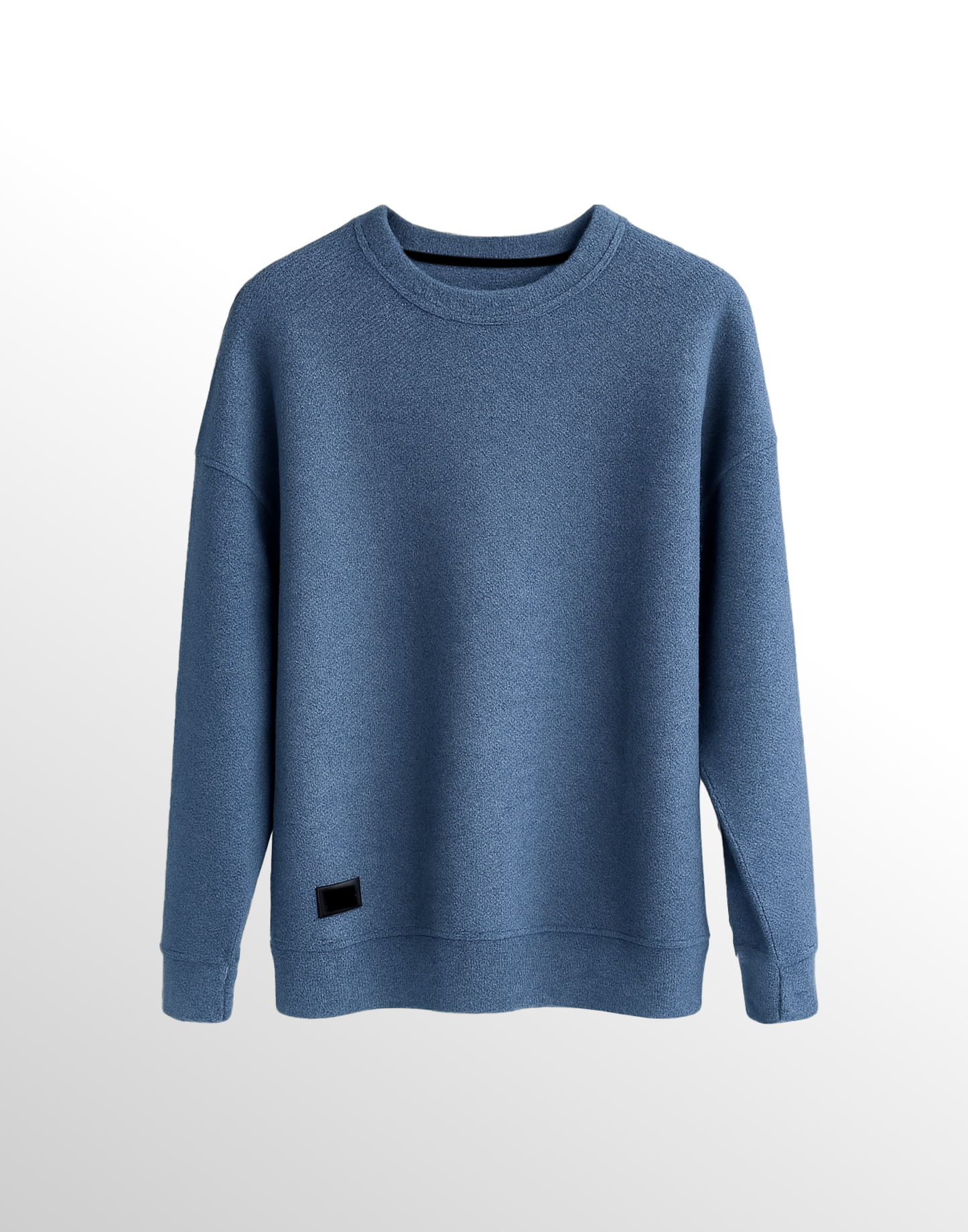 Unisex Heather Netted Knit Crewneck Sweater – 100% Premium Wool | Wishnew Clothing Studio