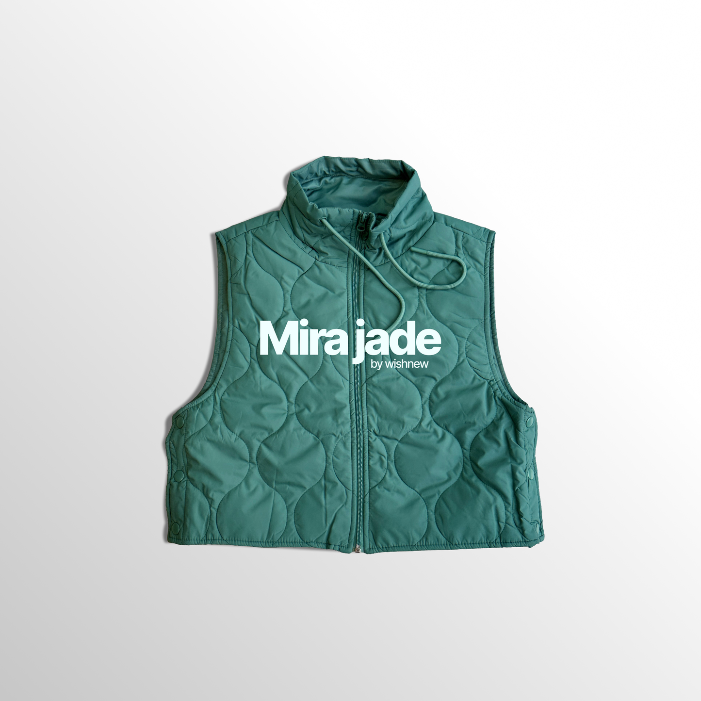 Women's Quilted Vest -Mira Jade