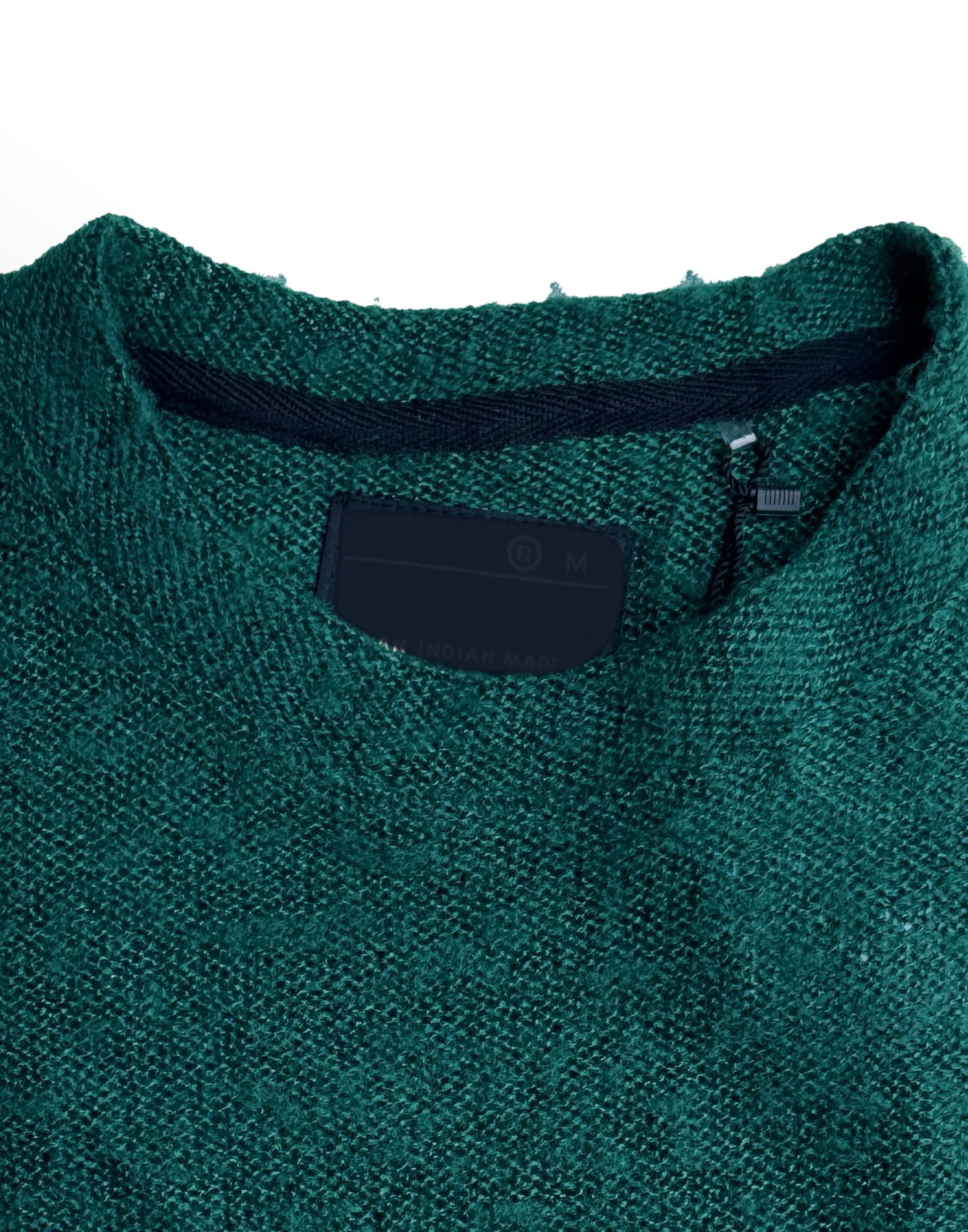 Unisex Heather Netted Knit Crewneck Sweater – 100% Premium Wool | Wishnew Clothing Studio