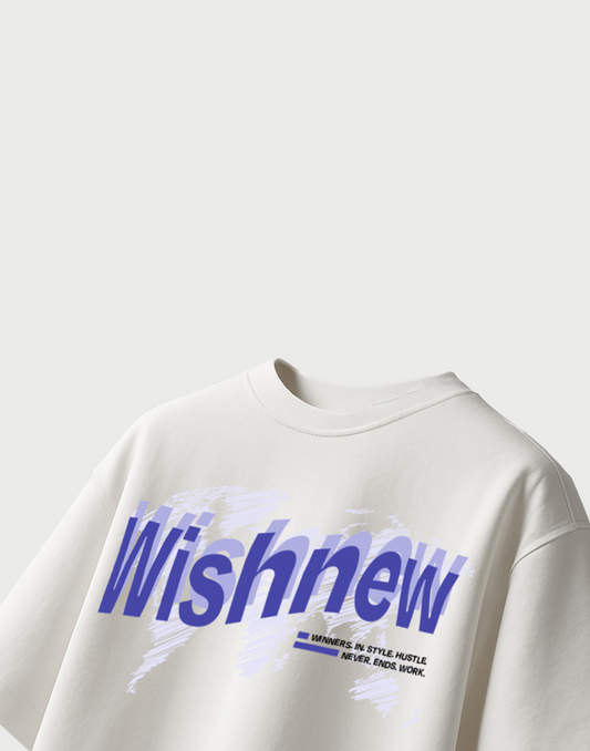 Wishnew Bold Graphic Oversized Tee | Wishnew Originals